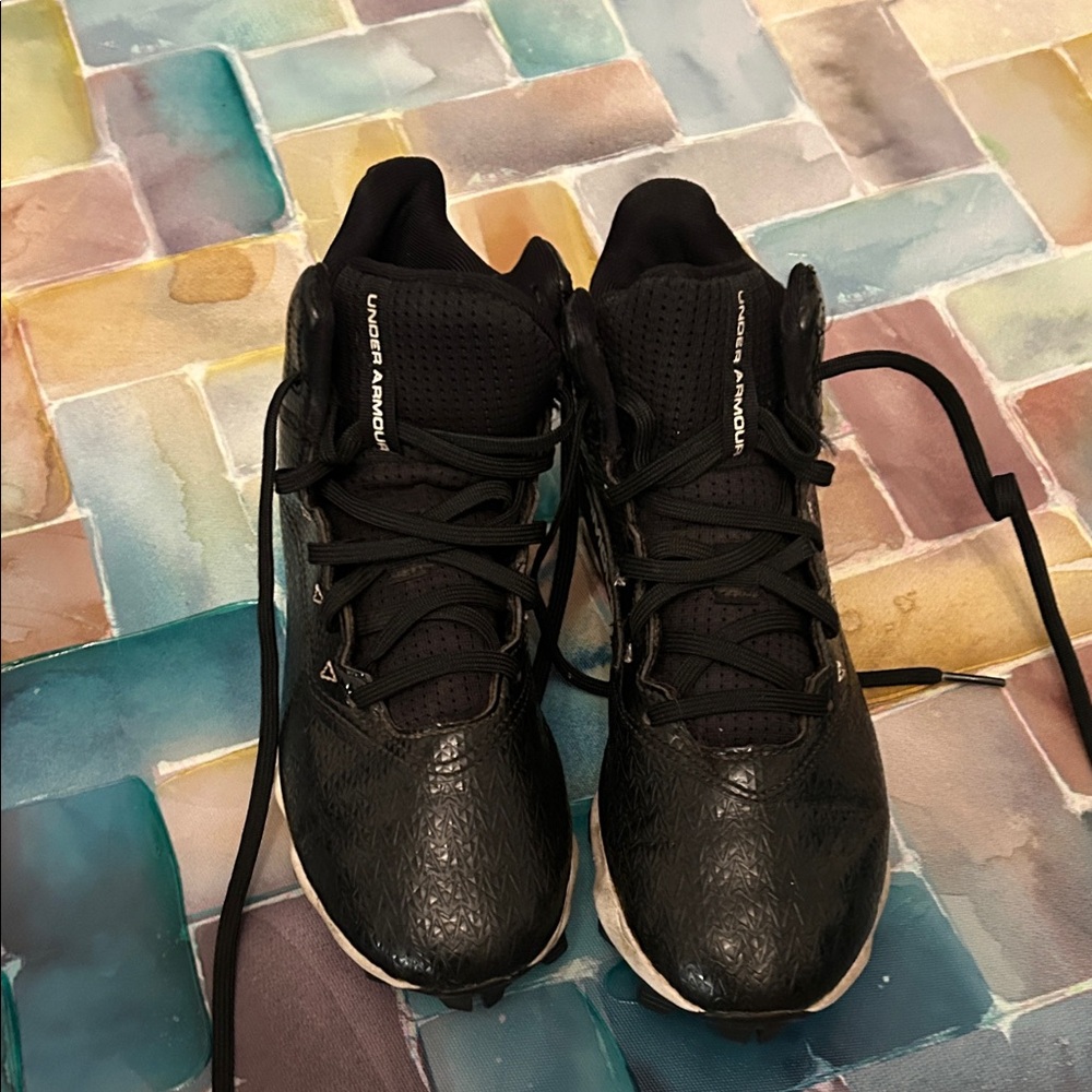 Under Armour Black Kids Sneakers